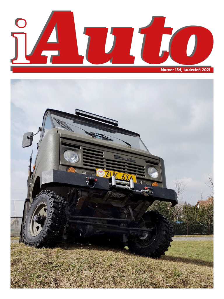 Okładka iAuto wydanie nr 154. Na obrazie Żuk 6x6