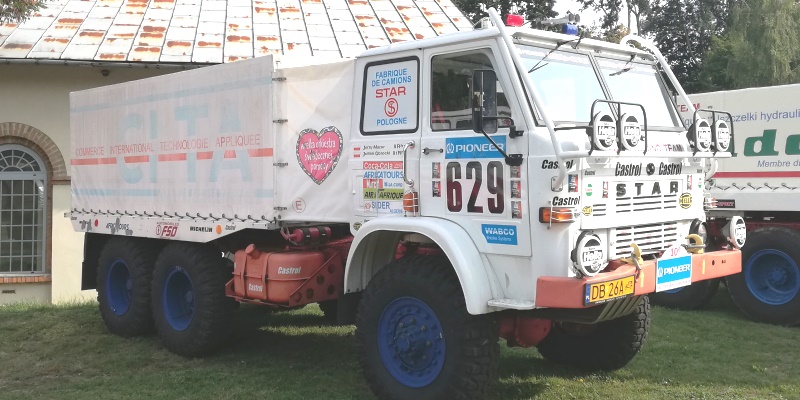 Star 266 Jerzego Mazura z rajdu Dakar w 1988 r. Zlot Legenda Stara w Starachowicach w rojku 2018. Fot. iAuto
