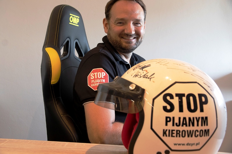 Krzysztof Dzyr - autor akcji "Stop pijanym kierowcom"