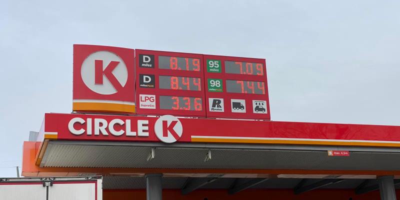 Ceny paliw 9.03.2022 r. stacja Circle K