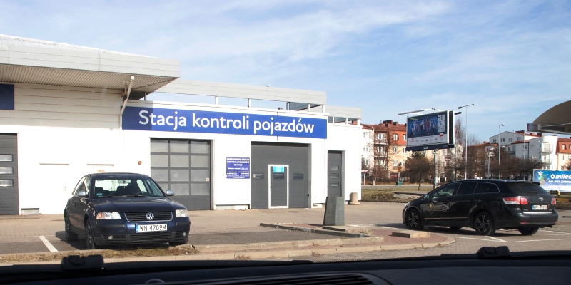 Stacja kontroli pojazdów. Fot. Mirosław Rutkowski