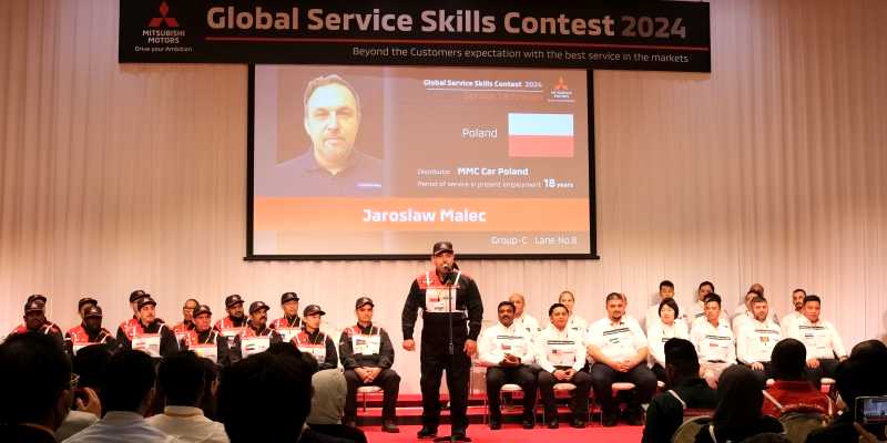Jaroslaw Malec finalista Olimpiady Technicznej Mitsubishi Motors, drugi w Europie