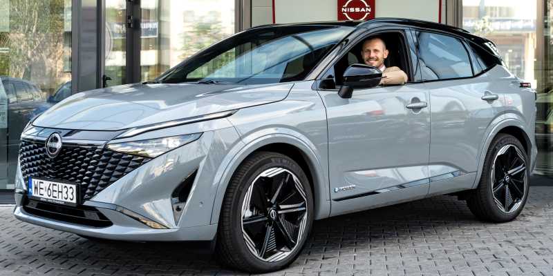 Mateusz Banasiuk ambasadorem Nissana Qashqai. Fot. mat. prasowy