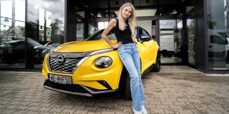 Maja Kuczyńska Nissan Juke. Fot. mat. prasowy