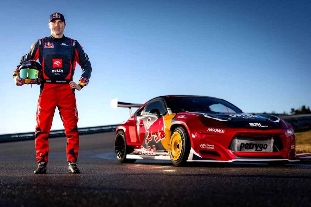 Jakub Przygoński i jego Toyota GR86. Fot. mat. prasowy