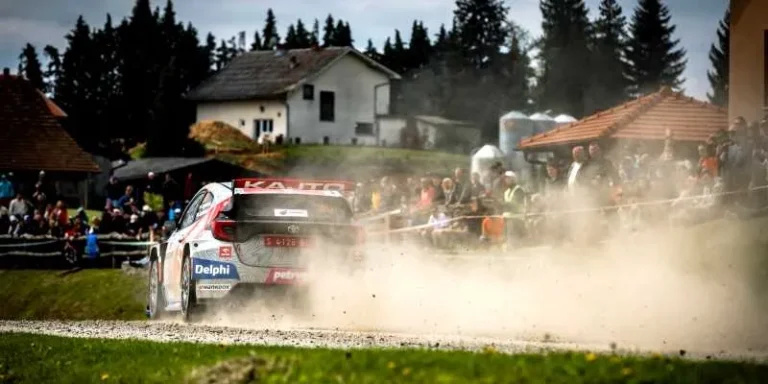 Kajetan i Maciej na trasie - na trasie Rajdu Chorwacji, 14 kwietnia 2026. Fot. TeamKajto