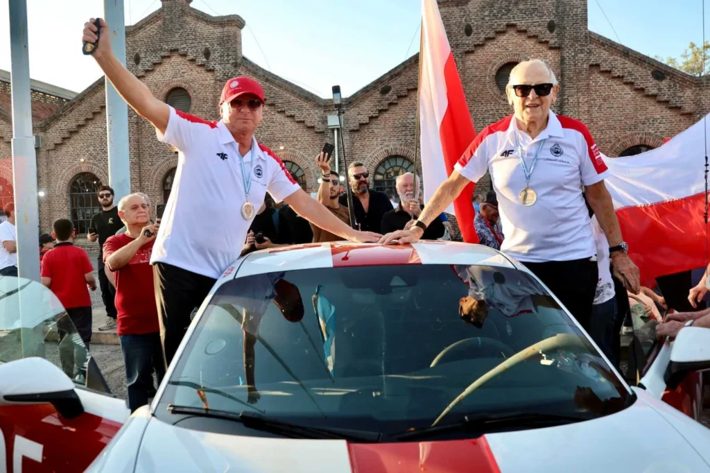 Sobiesław Zasada i Krzysztof Bąk na mecie 23. Rajdu Gran Premio Argentino Histórico. Fot. mat. prasowy